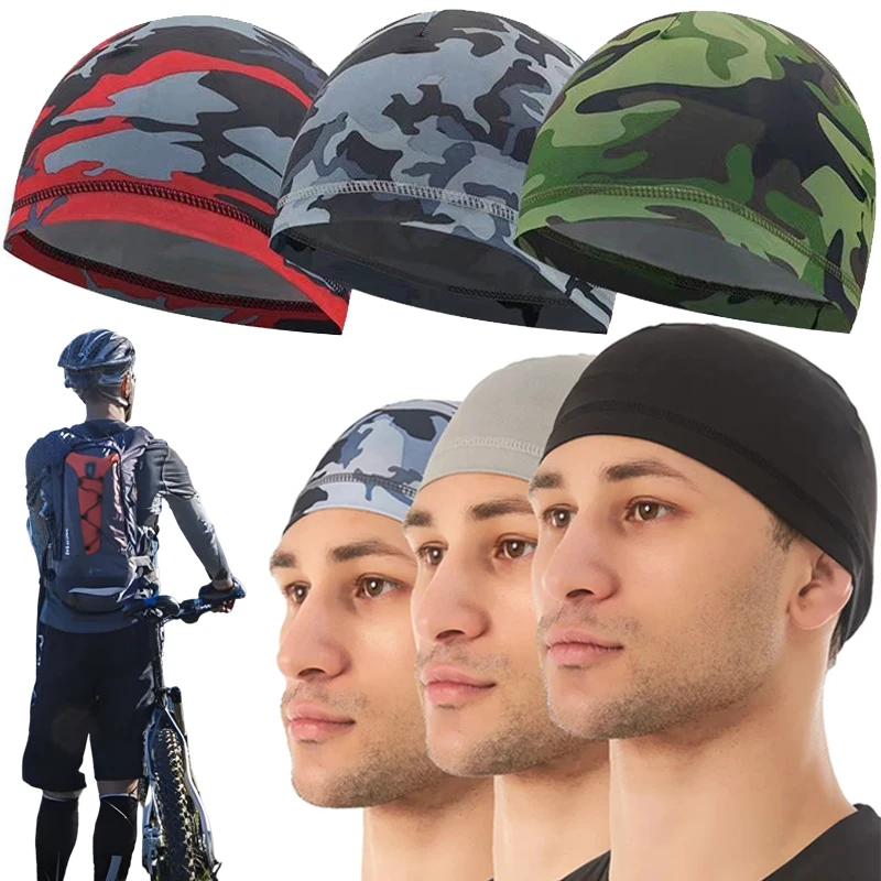 Summer Cycling Helmet Cap for Men Motorcycle Bike AntiSweat Sports Cap