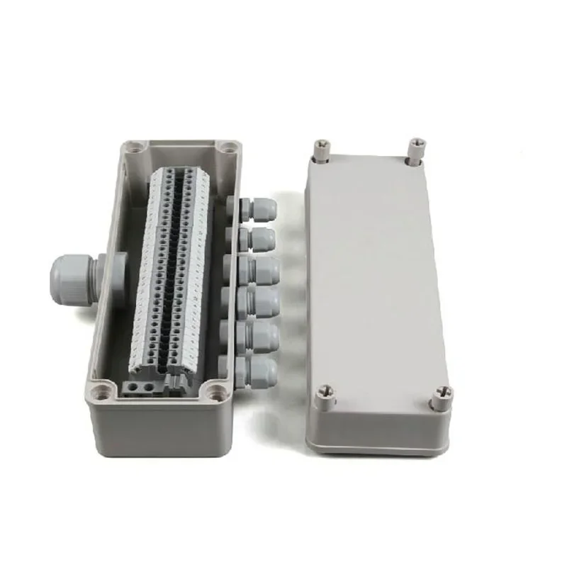 80 * 250 * 70mm Plastic Waterproof Junction Box power cable Terminal Box IP65