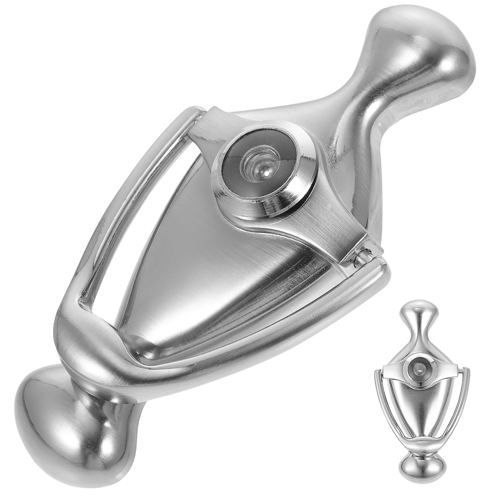 Knocker with Durable Door Viewer Security Front Mirror and Zinc Alloy Supply