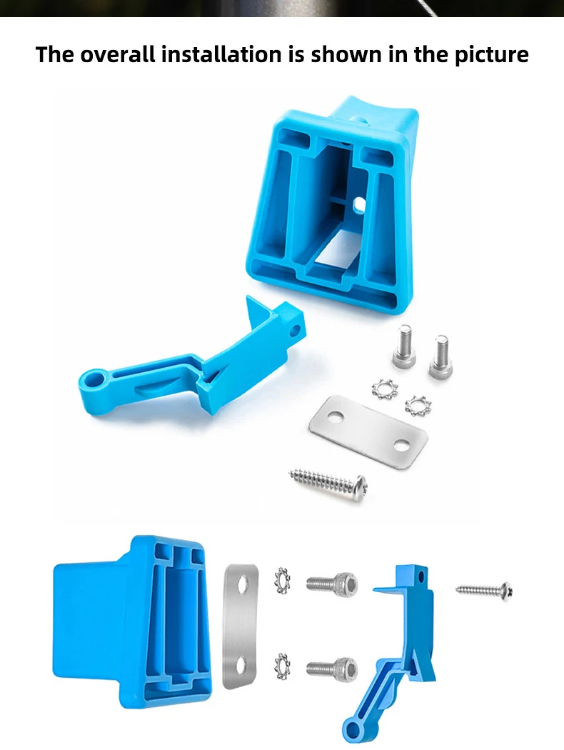 RRSKit Fahrrad-Fronttaschenhalter-Adapter, Pig-Nose-Adapter, Halterung für Fronttaschen, Halterungsadapter für Brompton – Detail 6
