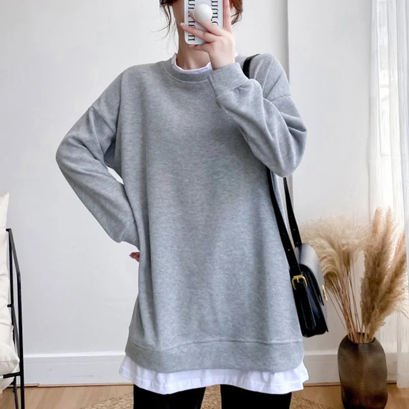 Pregnant Woman Postpartum Nursing Clothes For Spring And Autumn Wear Pure Cotton Nursing Top For Pregnant Maternal Clothes