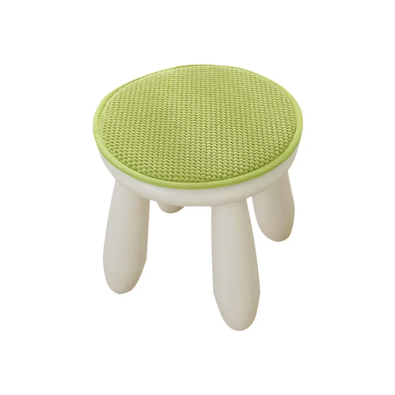 Round cushion solid color thickened non-slip chair cushion home small round stool student dormitory chair stool ass cushion 3