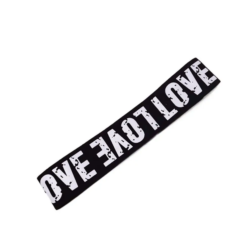 

Ободок для волос в стиле унисекс, с надписью Love