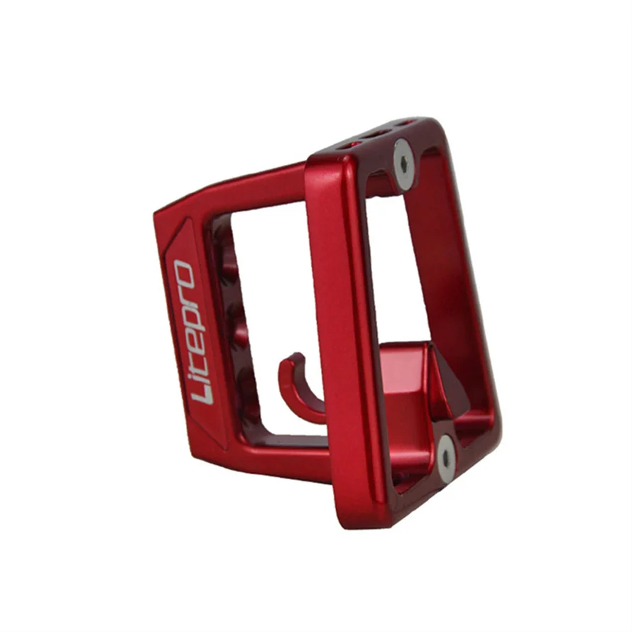 JKLapin Litepro 자전거 앞 선반 가방 어댑터 Brompton 가방 캐리어 Dahon 용 3 홀 전면 블록