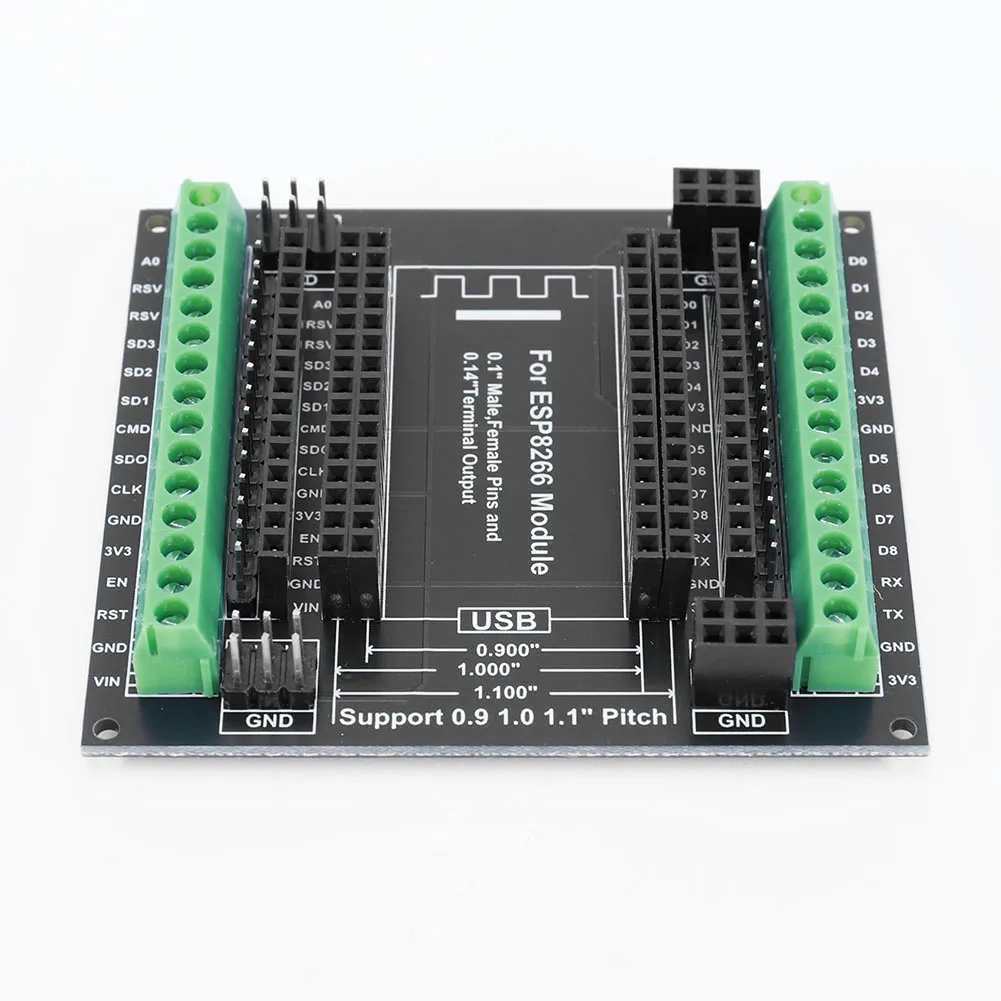 NodeMCU 개발 보드용 확장 보드 모듈, ESP8266 ESP-12E, 30 핀 GPIO 1-3 GPIO 확장 모듈