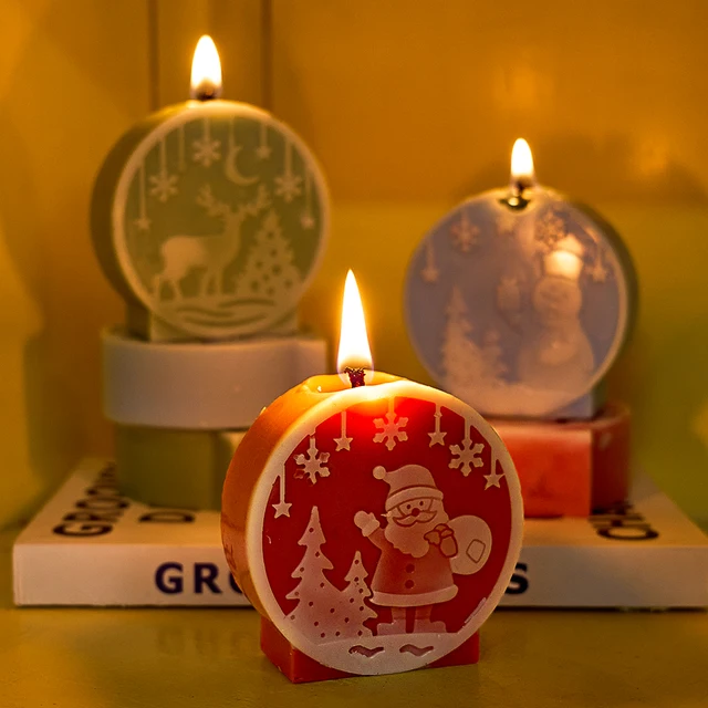 Christmas Crystal Ball Silicone Candle Mold 3