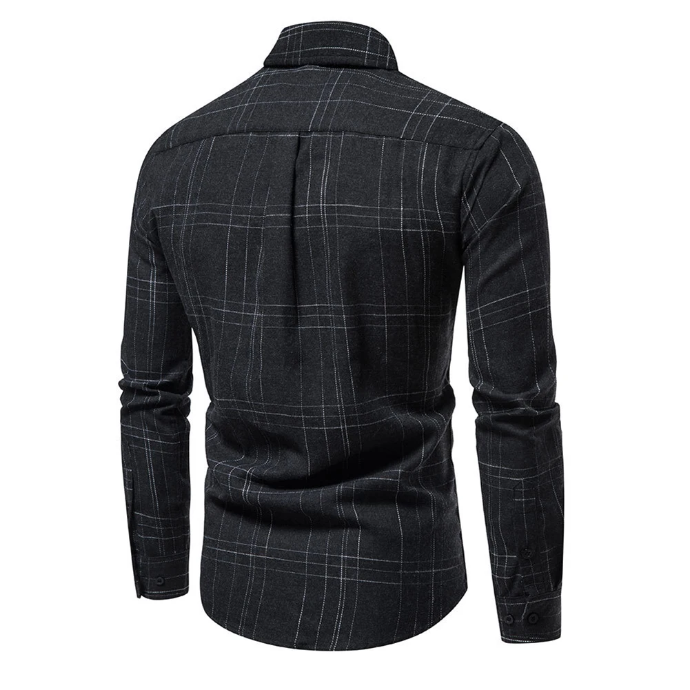 

Casual Button Down Shirts for Men Lumberjack Flannel Work Tops Checkered Plaid Pattern Regular Fit Ideal for Any Occasion