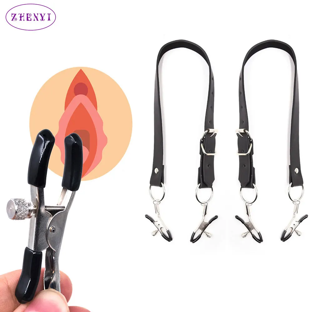 Nipple Clitoris Spreader Clip Clamps BDSM Bondage Kit Adult Games Vagina Stimulator G-Spot Massage Sex Toys Women18 sex toys
