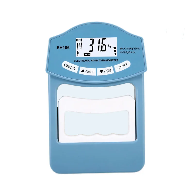 396Lbs/180 Kgs Digital Hand Grip Dynamometer Strength Measurement Meter Auto Capturing Exercise Training Electronic Grip Power