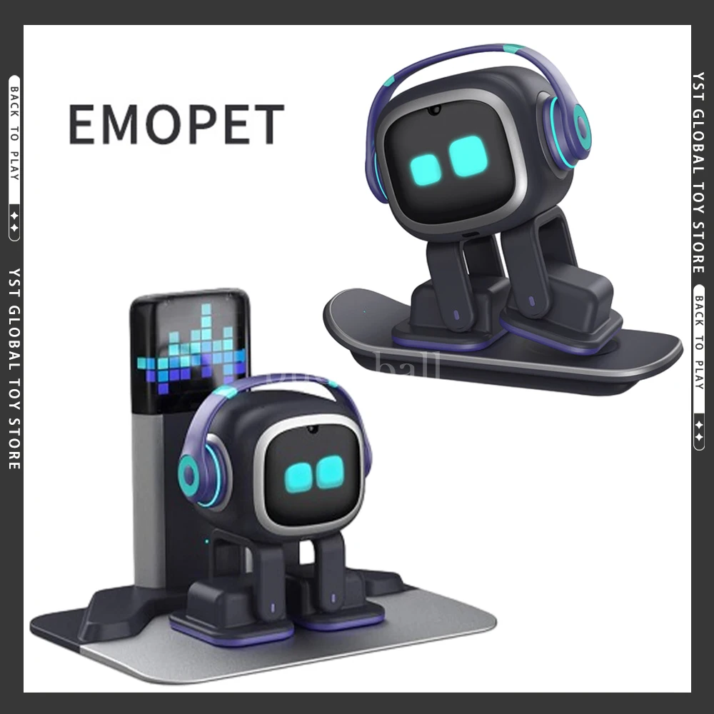 Emo Robot Pet Inteligente Future Ai Robot Voice Smart Robot Electronic Toys  Pvc Desktop Companion Robot For Kids Xmas Presents