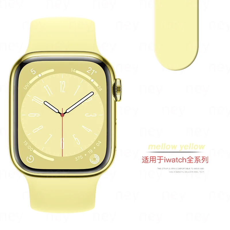 Premium Silicone Sport Band for Apple Watch - Durable & Comfortable Bracelet