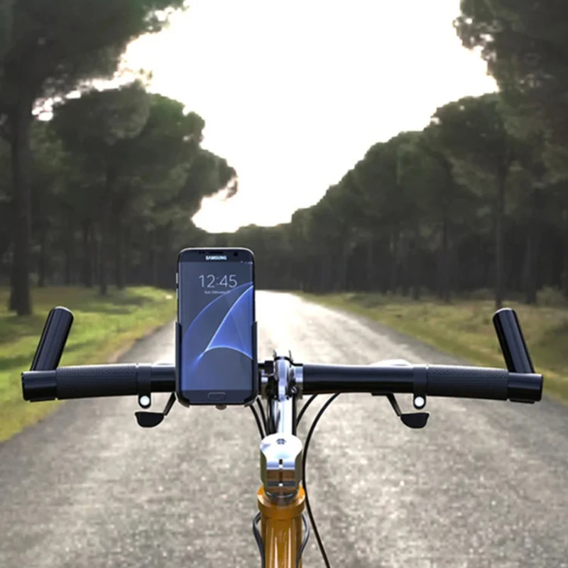Universelle Handyhalterung für Motorrad und Fahrrad GPS-Halterung Handy-Ständer Moto Rückspiegel Lenkerhalterung Kompatibel – Detail 4