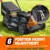 21'' Self Propelled Gas Lawn Mower - Front Wheel Drive, 140 cc 4-Cycle Briggs & Stratton Engine, 3-in-1 Bagging, Mulching, and 5