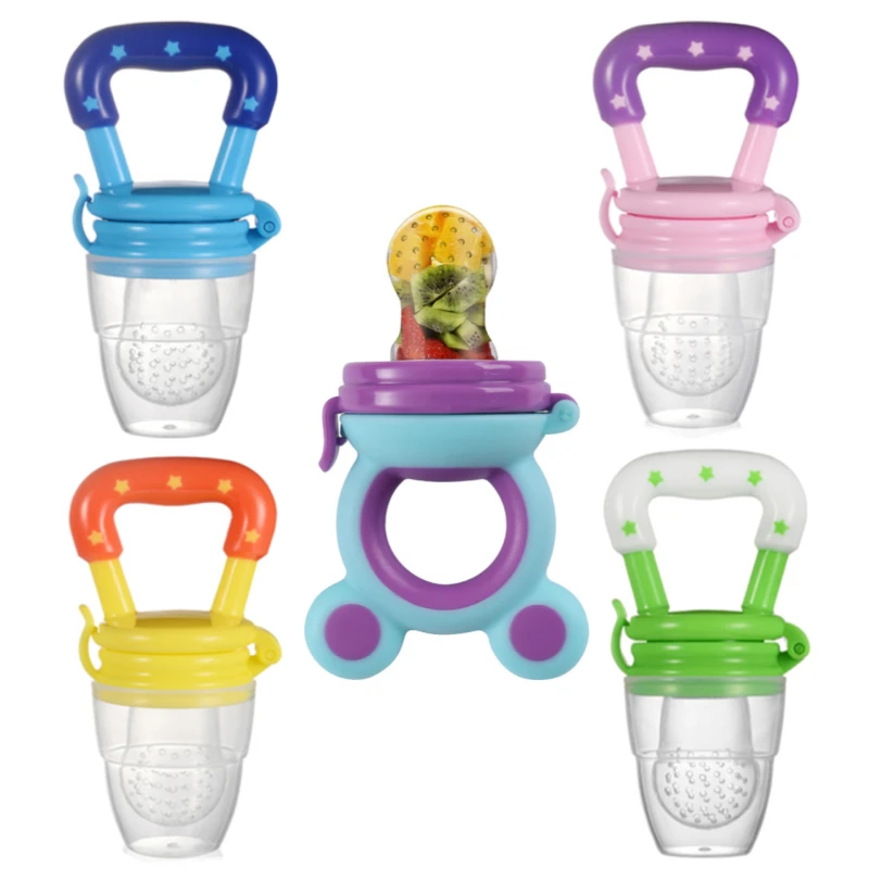 3pcs Baby Feeder Silicone Fresh Food Nibbler Kids Boy Girl Pacifiers
