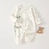 Print Baby Romper Infant Long Sleeved Bodysuit Clothes Soft Pure Cotton Newborn Jumpsuit Boys Girls Kids Onesie Pajamas Outfits 1