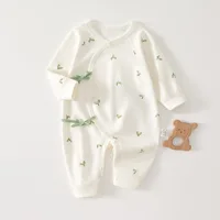 Print Baby Romper Infant Long Sleeved Bodysuit Clothes Soft Pure Cotton Newborn Jumpsuit Boys Girls Kids Onesie Pajamas Outfits 1