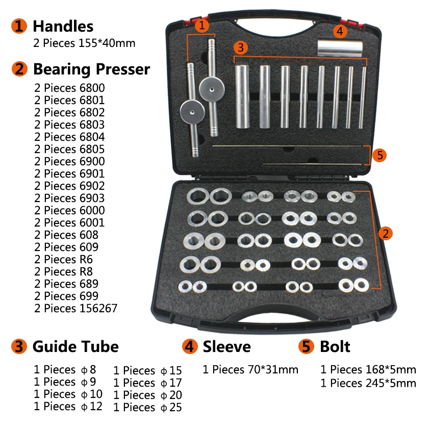 BicycleBearingInstallationtoolAluminumalloyhubtowerCentralaxis