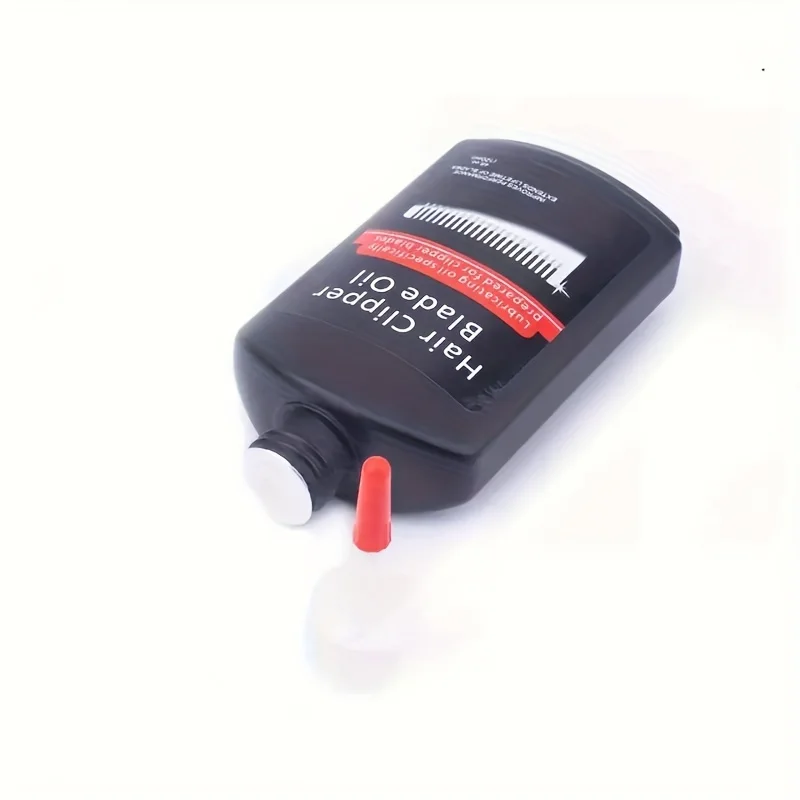 1/2 pcs Electric Shaver Premium Hair Clipper Blade Lubricating Oil Rust Prevention Maintenance 120ml Black Plastic Bottle