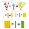 Kids Wooden Math Toys for Children Montessori Educational Learning Number Counting Sticks Kindergarten Mathematics Teaching Aids 6