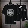 West Coast Choppers Men's Casual T-shirt & Shorts Set Men's Sportswear Loose Workout Costume  Loose Clothing 2-Piece Summer 2