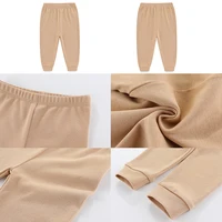 Unisex Solid Color 4Pieces Newborn Pants 100%Cotton Baby Boy Trousers 0-24M Printing Casual Baby Girl Pants Autumn 2