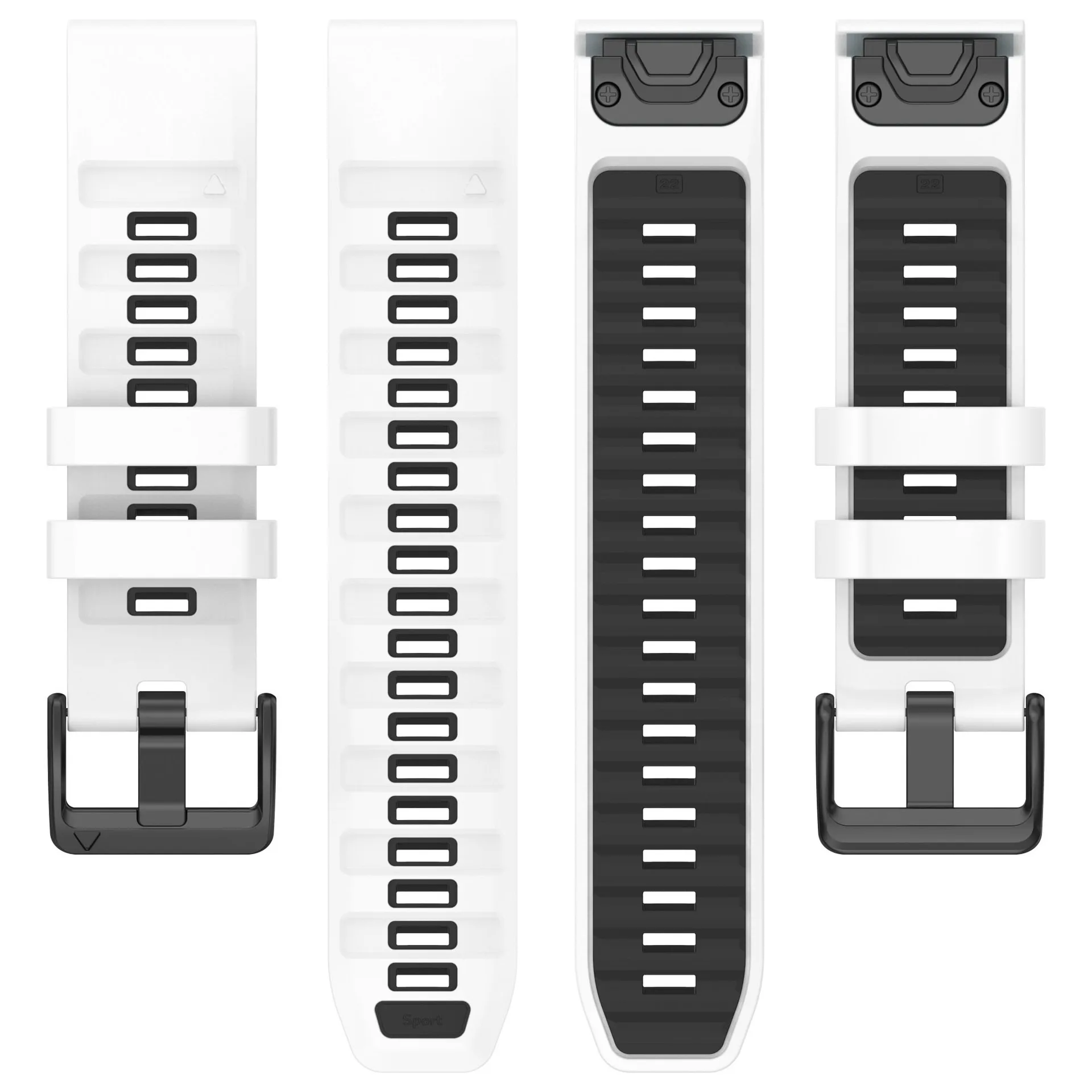 Quick Fit Official Silicone Strap – Durable and Comfortable Watch Band in Multiple Sizes