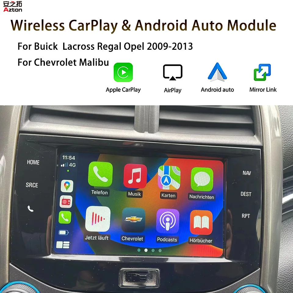 

Wi-Fi адаптер CarPlay для Chevrolet Malibu Buick Lacross Regal Opel 2009-2013 Беспроводная Автомобильная Мультимедийная система Android
