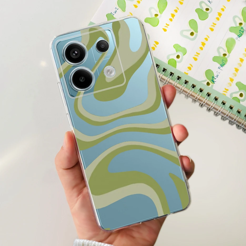 Luxury Painted Clear Silicone Phone Case - Soft Protective Bumper Cover
