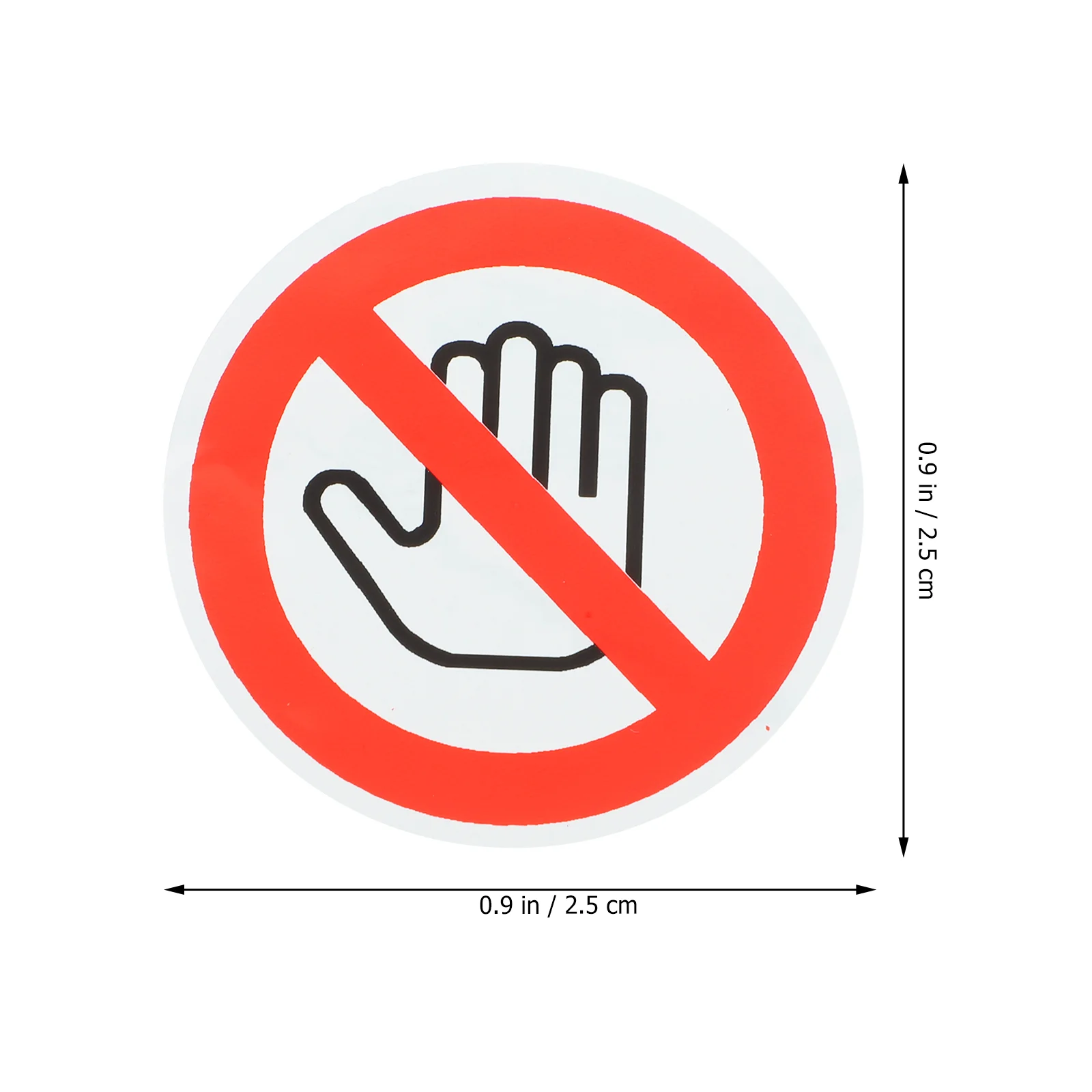 

Наклейки с надписью «Do Not Touch», 10 шт.