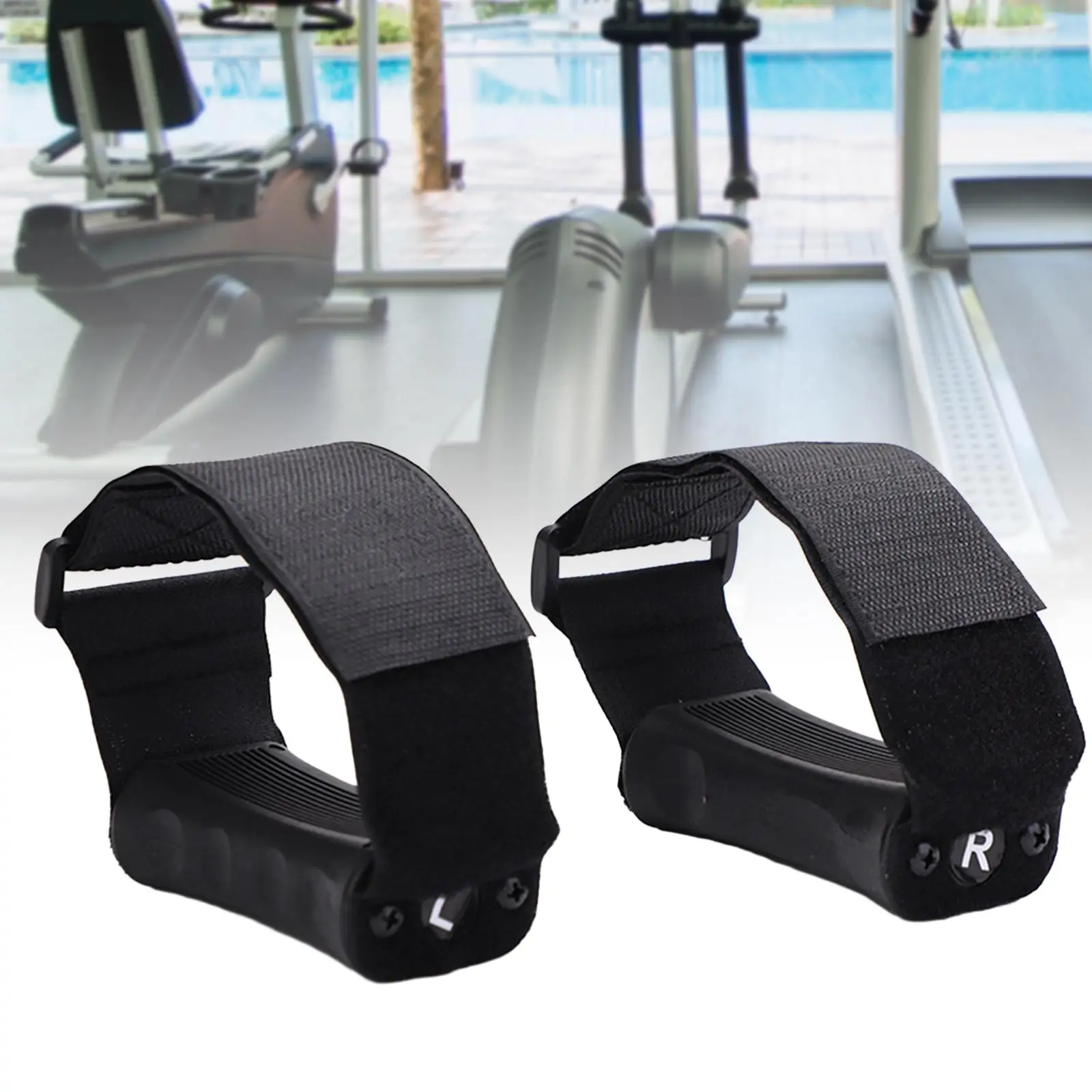 

2x Exercise Bike Pedals Bicycle Pedals Multifunction, AntiSlip Black Indoor Cycling Pedals, Fitness Equipment for Indoor Bike