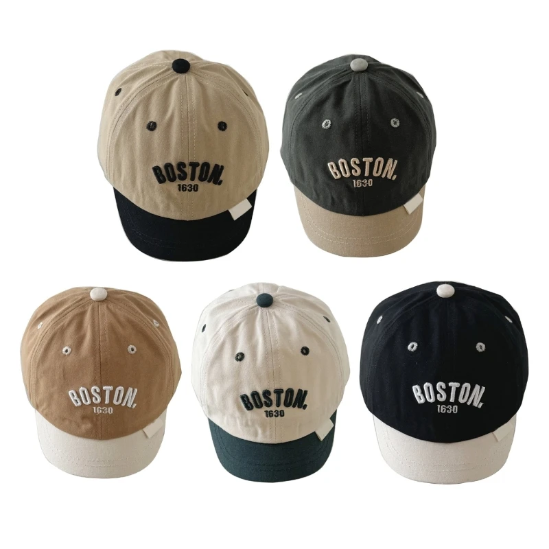 

Прекрасная бейсбольная кепка с вышивкой для детей, летняя регулируемая шляпа от солнца, хлопковая детская шляпа, модная защитная