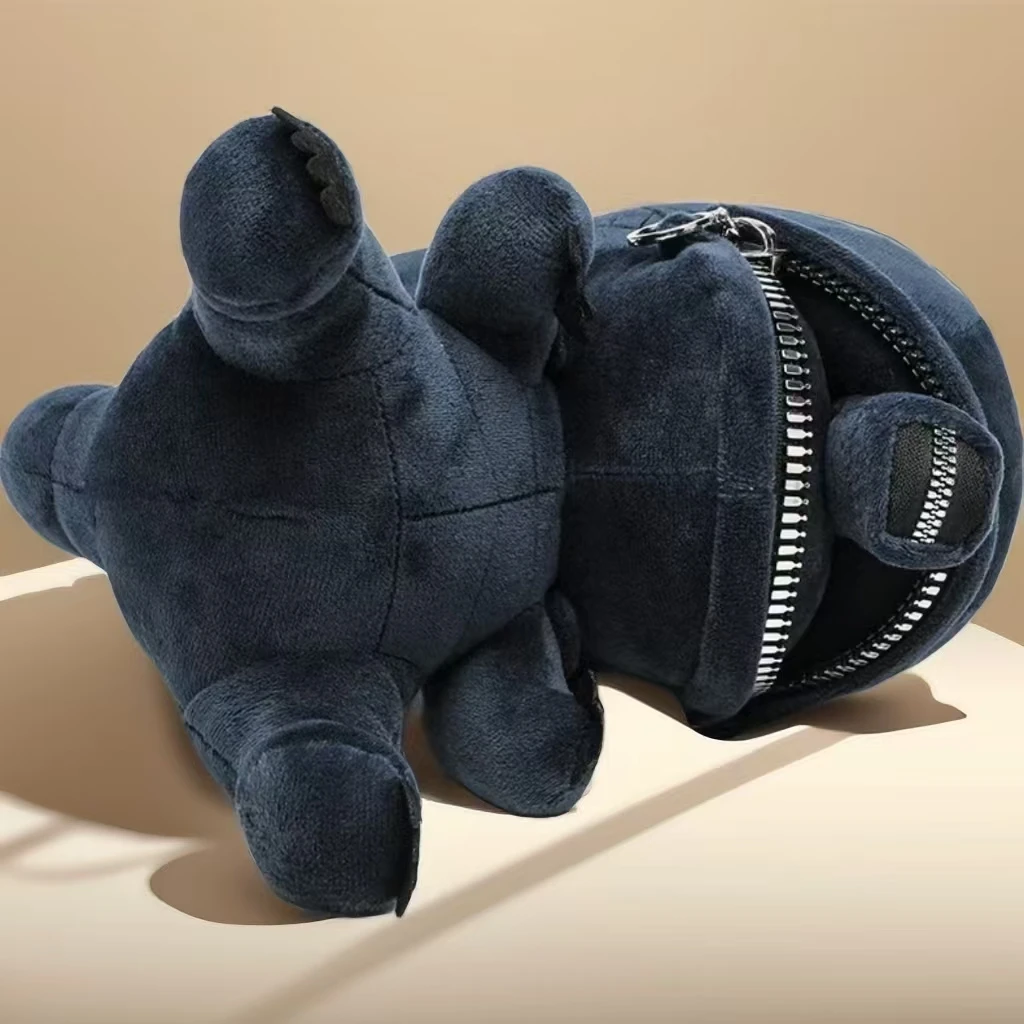 Peluche Xenomorph Alien Avec Bouche à Fermeture éclair - Figurine Douce Du Film, 25 Cm, Cadeau Pour Fans Et Enfants
