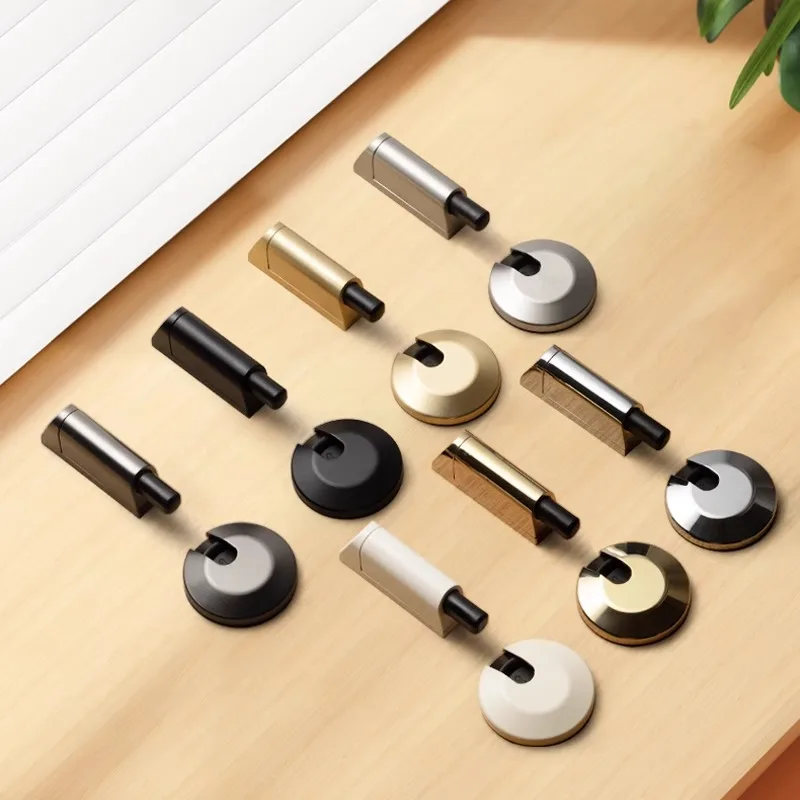 Beleo windproof sliding door suction without punching new bedroom anti-collision floor suction bathroom door stopper