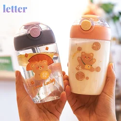 Gourde étanche pour nouveau né, 2021 ML, avec animaux de dessin animé, pour enfants, sans BPA, 400 
