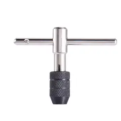 Newest T-handle Reversible Single Tap Wrench Tapping Threading Tool M3-M8 Screwdriver Tap Holder Hand Tool 2023 High Quality