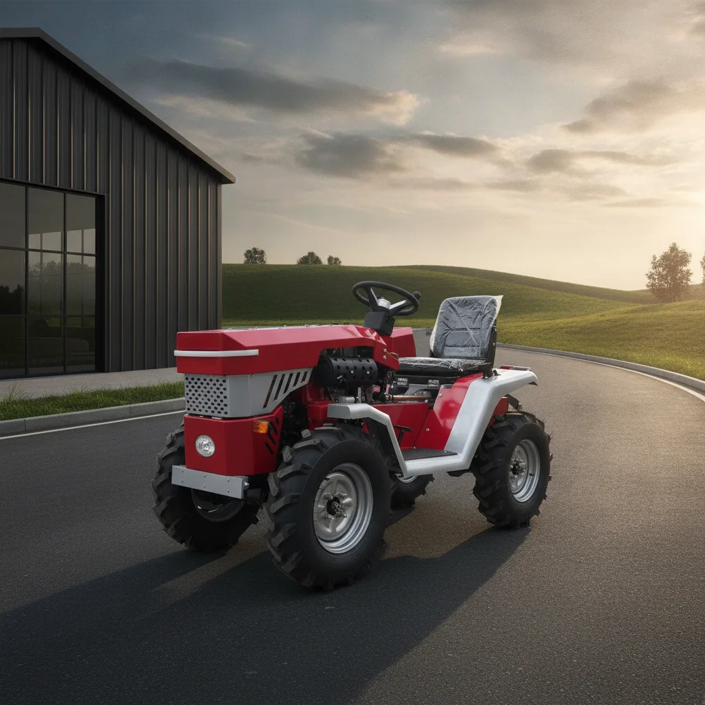 CE-zertifizierter Radtraktor mit Hinterer Zapfwelle, 3-Punkt-Anhängung, 4WD-Dieselmotor für den Globalen Landwirtschaftsmarkt