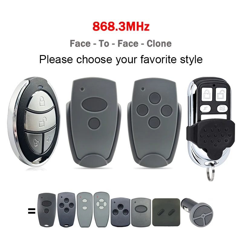 Garage Door Opener For Marantec Digital 302 304 382 384 313 321 312 868 MHz Garage Door / Gate Remote Control Hand Transmitter 2