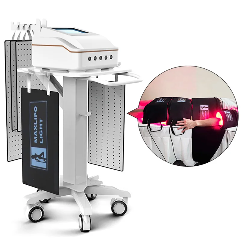 

5D Maxlipo 650nm and 940nm Dual Wavelength LED Light Slimming Machine For Body Contouring Muscle Relaxation