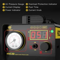 HZXVOGEN 50A Plasma Cutter Welding Machine for Cutting Stainless Steel Aluminum IGBT Inverter Plasma Cutting Machine 110/220V 2