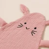New Baby Cotton Comforter Blanket Cute Cats Newborn Sleeping Dolls Rabbit Ears Sleep Toy Soothe Appease Towel Bibs Saliva Towel 6