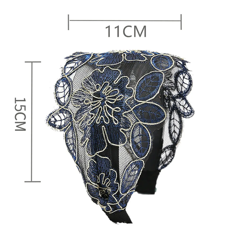 Summer For Women Silk Toothed Floral Printed Non-slip Hair Accessories Hair Bands Head Hoop Headband