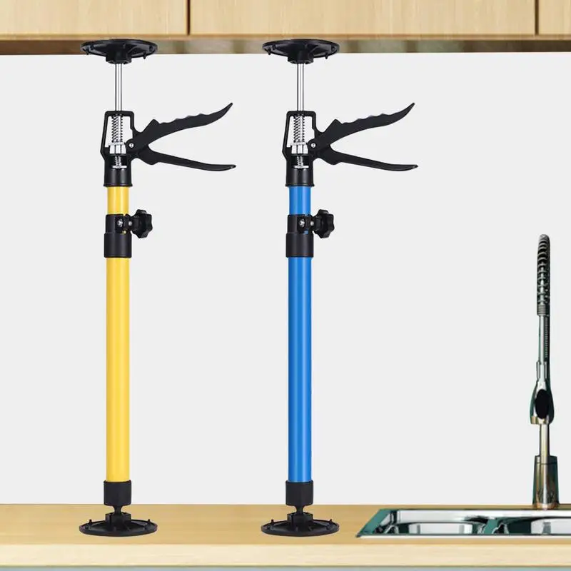 

Cabinet Installation Jack Labor Saving Telescopic Steel Hand Work Support Rod Third Hand Tool Hand Jack for Ratcheting Drywall