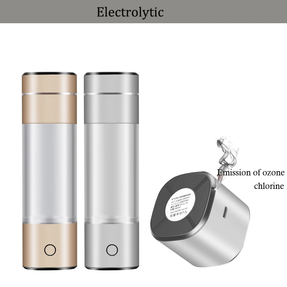 S1fd0ada49d694d11a8de9d0b34a13a5a9 5000PPB Hydrogen Water Generator Anti-Aging IHOOOH H2-Cup Electrolysis Ionizer Rechargeable Mini Hydrogen Concentrators Pure H2
