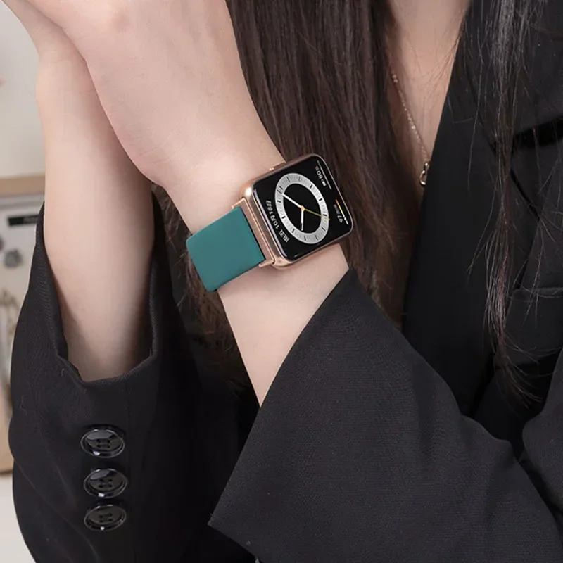 سوار ساعة رياضي لساعة HUOI Watch FIT 2 ، حزام معصم...