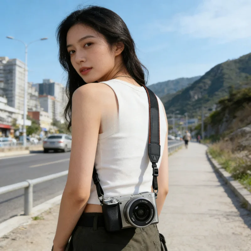 새로운 카메라 숄더 스트랩, 미러리스 A7R3 A6700 A6000 A6400 A6500 A6300에 호환되는 범용 백 벨트