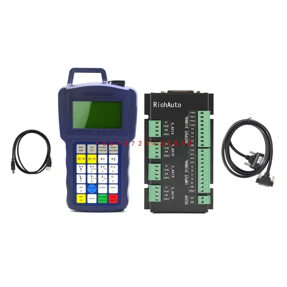 4-осевой контроллер ЧПУ RichAuto DSP B18 B18S B18E, USB-соединение, система управления движением для ЧПУ-маршрутизатора, замена A18 руководства (art.: 3920c2fa2ed5f) - 3920c2fa2ed5f