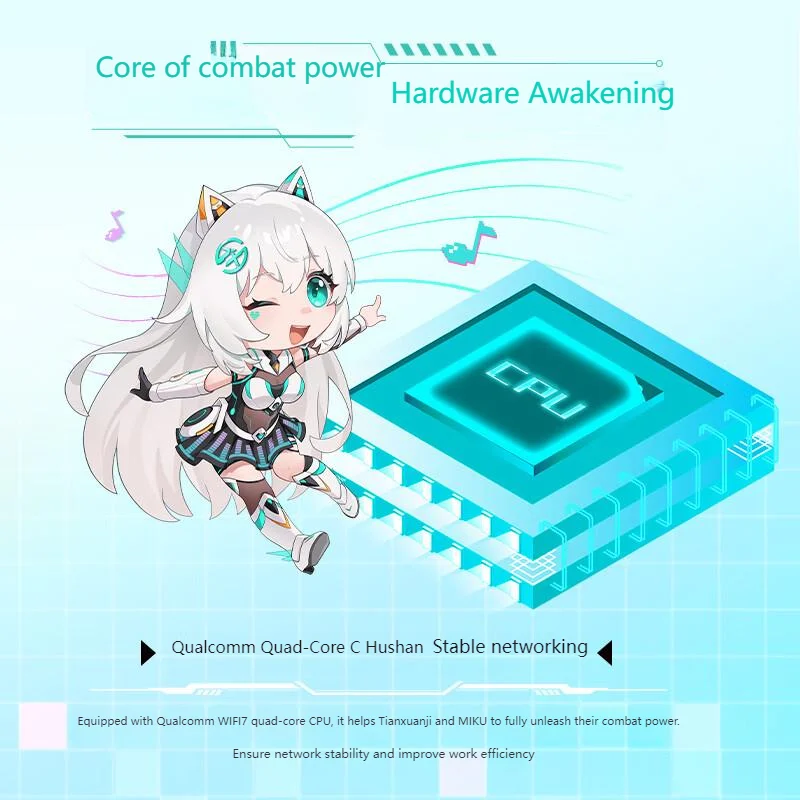 ASUS ゲーミングルーター RT-BE57 初音ミク　初音未来 ASUS ゲーミングルーター RT-BE57 初音ミク限定