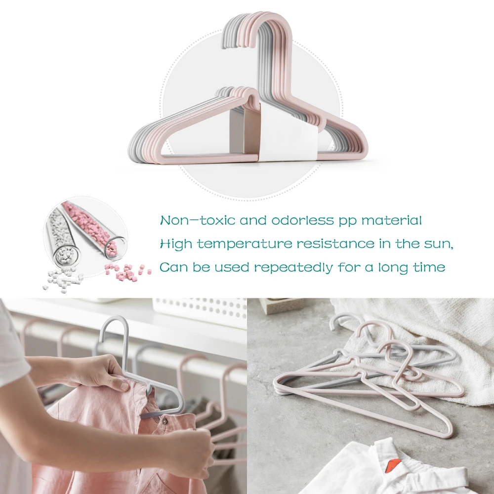 10PCS Baby Clothes Hangers Multifunctional Children Clothes Hanger Racks  Non-slip Drying Rack Kids Coats Hangers - AliExpress