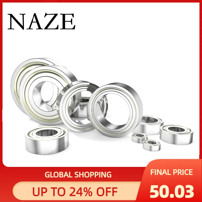 

NAZE 1Pcs Ball Bearings 6216ZZ ABEC-7 High Precision 6216RS Deep Groove Ball Bearings High Speed Low Noise For Motor CNC