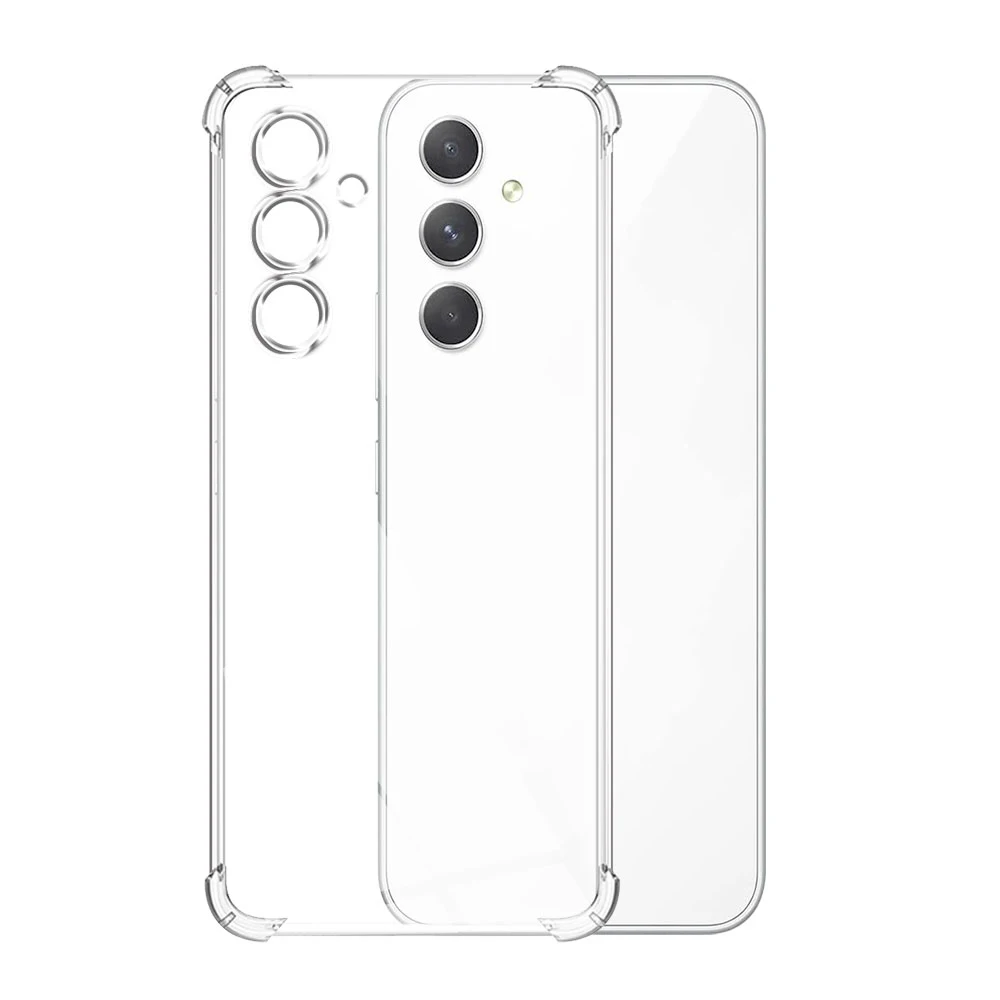 Clear Silicone Protective Case for Samsung Galaxy A55 5G